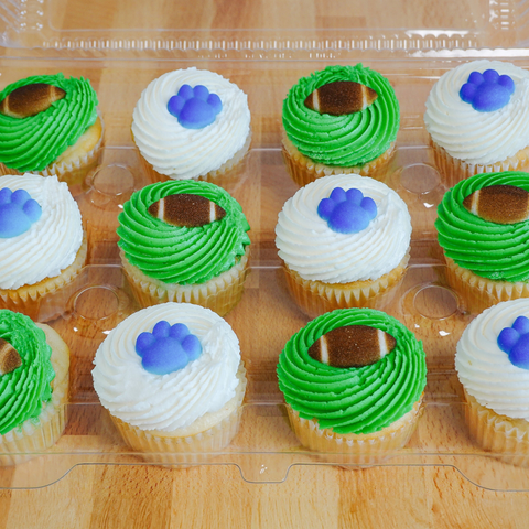 Football Cupcakes